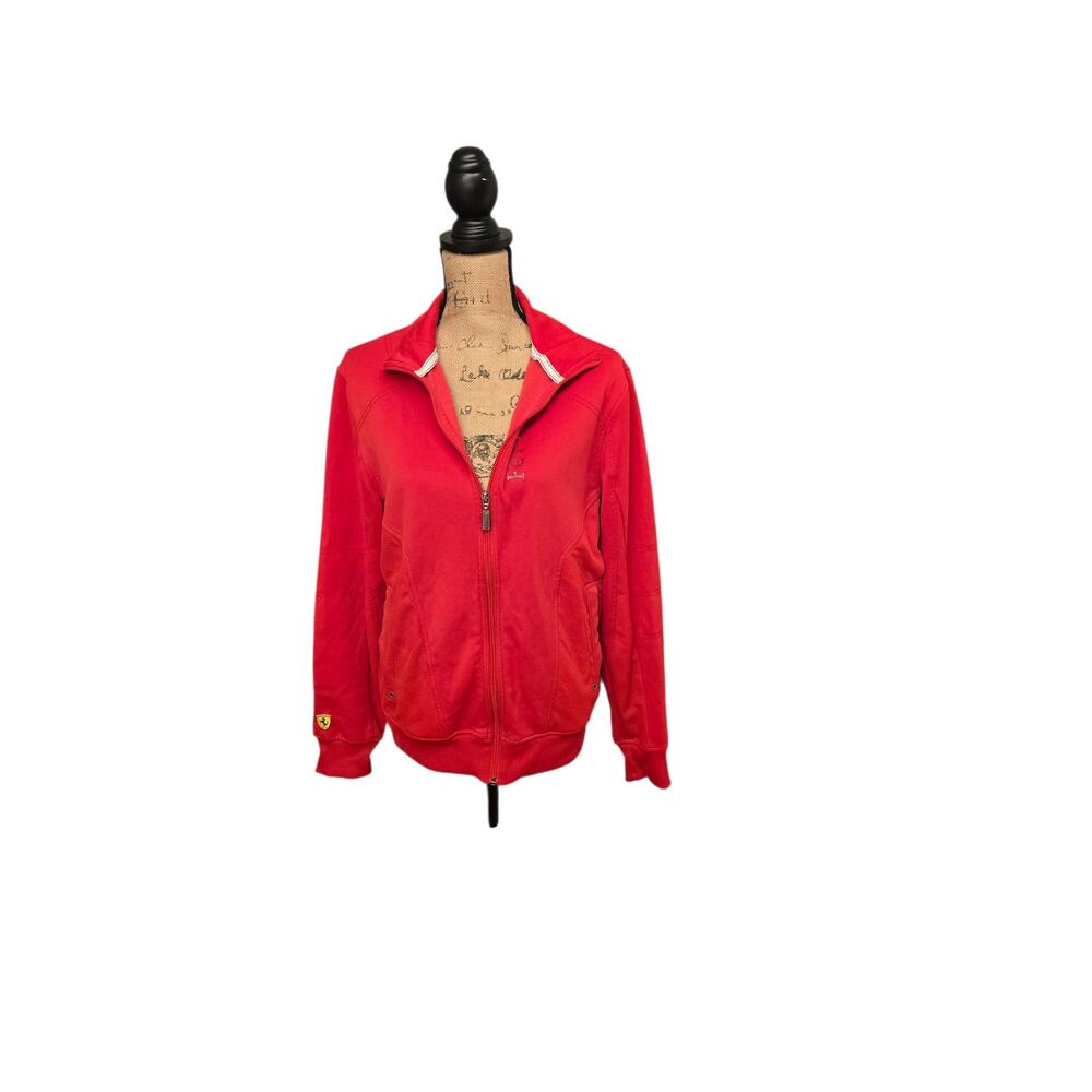 Puma Ferrari zip up sweater, size medium